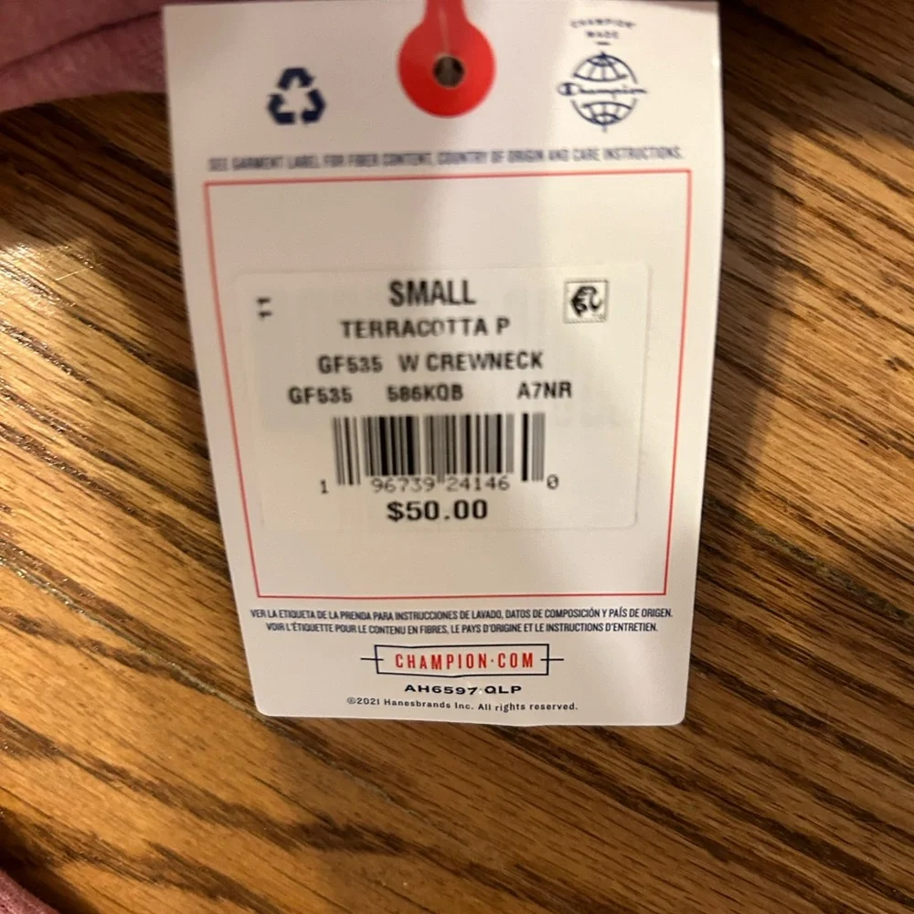 Pink champion crewneck sweatshirt - Picture 4 of 4